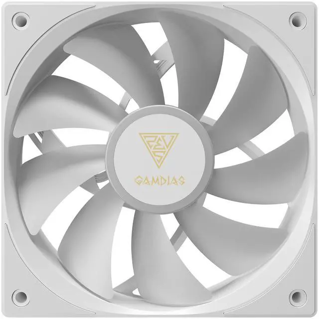 Alt view image 6 of 11 - GAMDIAS CHIONE E4 360mm V2 AIO CPU Cooler & ARGB Liquid Cooler with Digital Display, 2600 RPM Pump, Clean Cable Design, 3X 120mm PWM Fan with MOBO Sync, Intel LGA 1700/1200, AMD AM5/AM4 - White