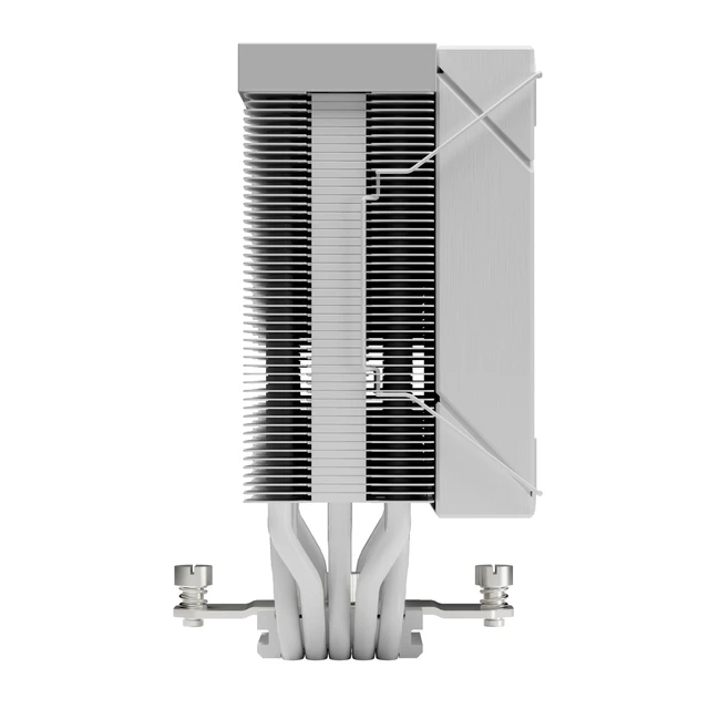 Alt view image 5 of 9 - Gamdias Boreas M2-51D White ARGB CPU Air Cooler with Digital Display, 5 Copper Heat Pipes, 120mm Hydraulic Bearing PWM ARGB Fan, Support LGA 1700/1151/1150/1155/1156/1200/2011/2066/AM5/AM4