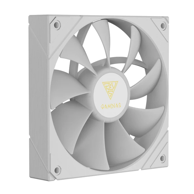 Alt view image 8 of 9 - Gamdias Boreas M2-51D White ARGB CPU Air Cooler with Digital Display, 5 Copper Heat Pipes, 120mm Hydraulic Bearing PWM ARGB Fan, Support LGA 1700/1151/1150/1155/1156/1200/2011/2066/AM5/AM4
