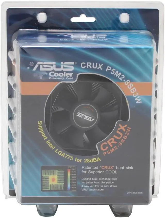 Alt view image 5 of 5 - ASUS P5M2 80mm SuperFlo CPU Cooler