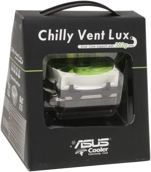 Alt view image 5 of 5 - ASUS Chilly Vent Lux 80mm Sleeve CPU Cooler