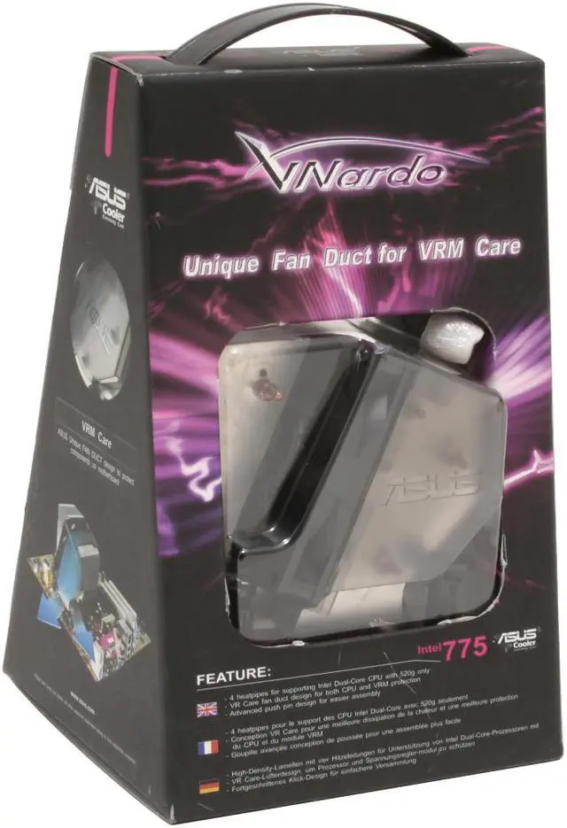 Alt view image 5 of 5 - ASUS V-Nardo 80mm 2 Ball Unique Fan Duct for VRM Care