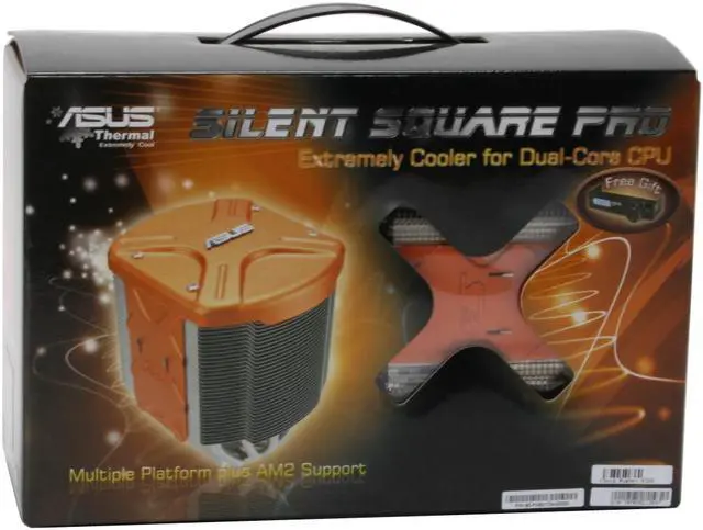Alt view image 5 of 5 - ASUS Silent Square Pro 90mm Sleeve CPU Cooler