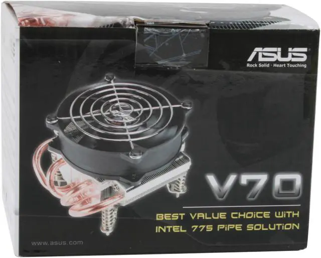 Alt view image 8 of 8 - ASUS V-70 92mm Sleeve CPU Cooler