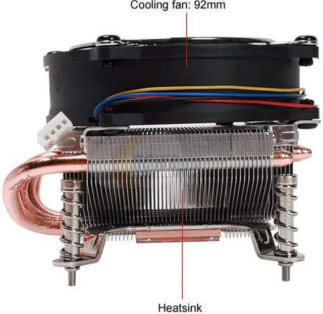 Alt view image 3 of 8 - ASUS V-70 92mm Sleeve CPU Cooler