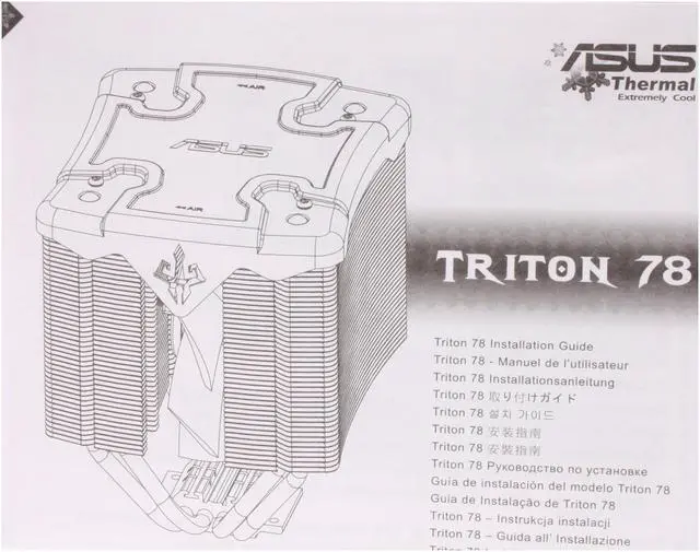 Alt view image 9 of 10 - ASUS Triton 78 120mm EBR CPU Cooler