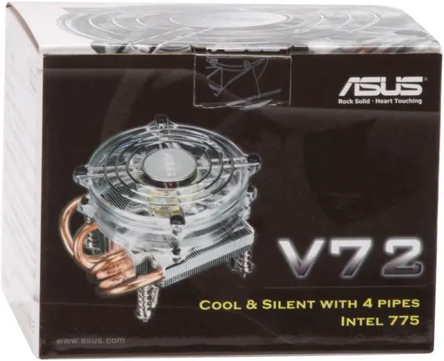 Alt view image 10 of 10 - ASUS V72 92mm Sleeve CPU Cooler