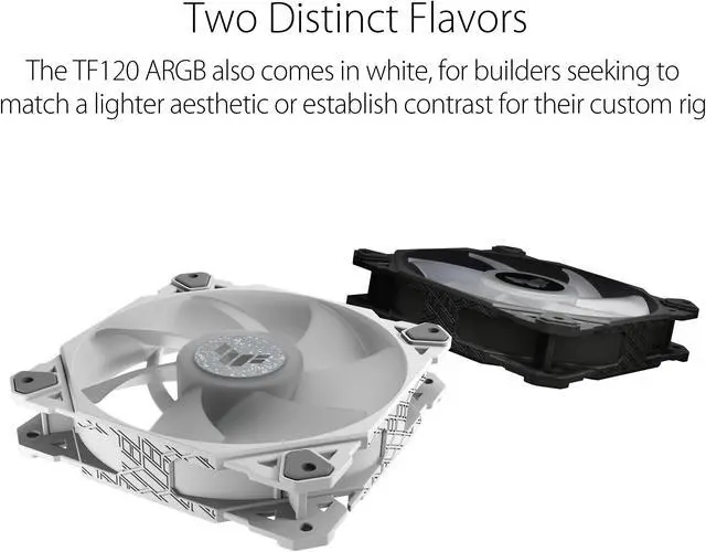 Alt view image 5 of 8 - ASUS TUF Gaming TF120 ARGB Chassis Fan 3-Pin Customizable LEDs Blade, Advanced Fluid Dynamic Bearing, 120mm PWM Control, Anti-vibration Pads, Double-layer LED Array for Computer Case & Liquid Radiator Bundled with ARGB Control Hub
