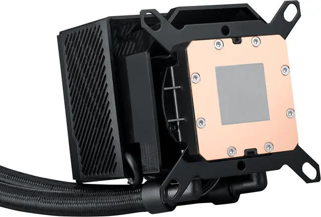 Alt view image 5 of 8 - ASUS ROG Ryujin III 240 all-in-one liquid CPU cooler with 240mm radiator. Asetek 8th gen pump, 2x Noctua industrialPPC 120mm fans, 3.5” color LCD