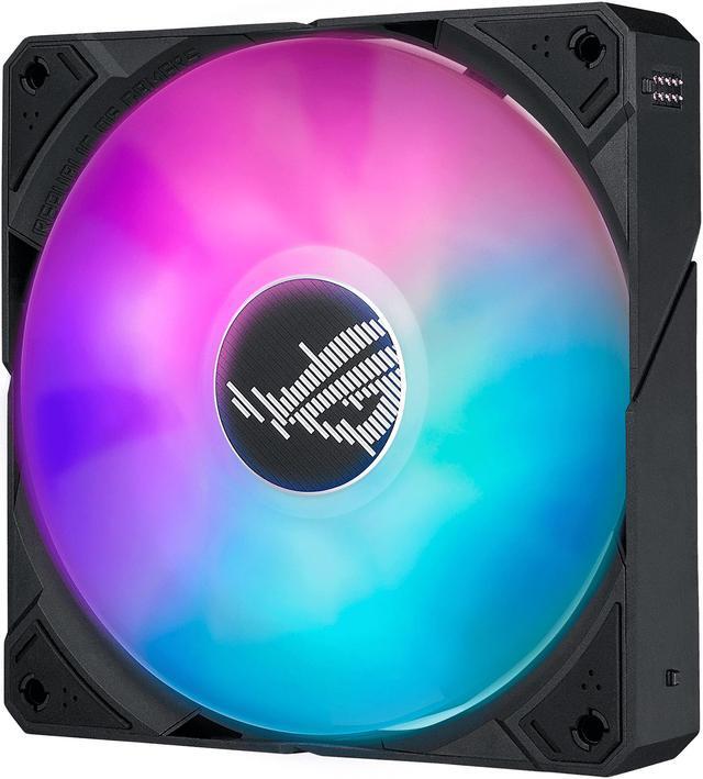 Alt view image 7 of 10 - ASUS ROG Ryujin III 360 ARGB All-in-one Liquid CPU Cooler with 360mm Radiator. 3x Magnetic 120mm ARGB Fans (Daisy Chain design), 3.5" LCD Display - Supports Intel LGA 1851/1700 and AMD AM5/AM4