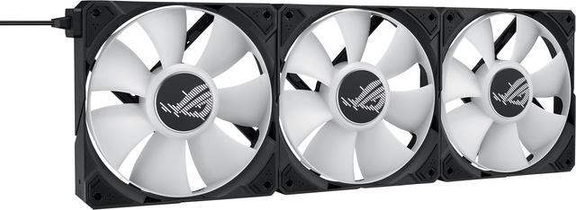 Alt view image 8 of 10 - ASUS ROG Ryujin III 360 ARGB All-in-one Liquid CPU Cooler with 360mm Radiator. 3x Magnetic 120mm ARGB Fans (Daisy Chain design), 3.5" LCD Display - Supports Intel LGA 1851/1700 and AMD AM5/AM4
