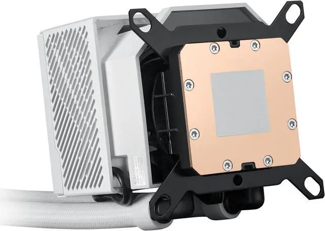 Alt view image 7 of 10 - ASUS ROG Ryujin III 360 ARGB WHT AIO liquid CPU cooler with 360mm radiator. Asetek 8th gen pump, 3x magnetic 120mm ARGB fans, 3.5” LCD display, Intel LGA 1851/1700/1200 & AMD AM5/AM4 Compatible