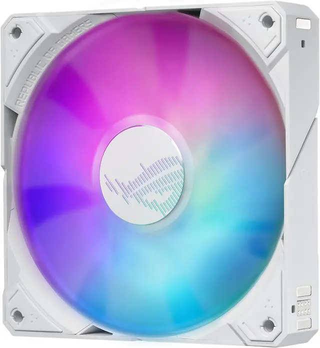 Alt view image 4 of 10 - ASUS ROG Ryujin III 360 ARGB WHT AIO liquid CPU cooler with 360mm radiator. Asetek 8th gen pump, 3x magnetic 120mm ARGB fans, 3.5” LCD display, Intel LGA 1851/1700/1200 & AMD AM5/AM4 Compatible