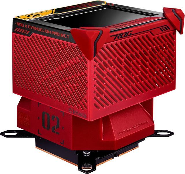 Alt view image 7 of 17 - ASUS ROG Ryujin III 360 ARGB EVA-02 EDITION All-in-one Liquid CPU Cooler with 360mm Radiator. Asetek 8th Gen Pump, 3x Magnetic 120mm ARGB Fans (Daisy Chain Fesign), 3.5" OLCD Fisplay