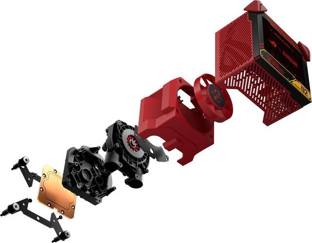 Alt view image 17 of 17 - ASUS ROG Ryujin III 360 ARGB EVA-02 EDITION All-in-one Liquid CPU Cooler with 360mm Radiator. Asetek 8th Gen Pump, 3x Magnetic 120mm ARGB Fans (Daisy Chain Fesign), 3.5" OLCD Fisplay