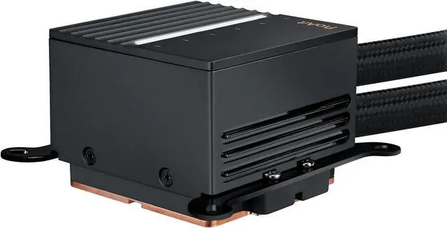 Alt view image 5 of 12 - ASUS ProArt LC 420 all-in-one CPU liquid cooler with illuminated system status meter and three Noctua NF-A14 industrialPPC-2000 PWM 140mm radiator fans - Supports Intel LGA 1851/1700 and AMD AM5/AM4