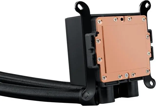 Alt view image 7 of 12 - ASUS ProArt LC 420 all-in-one CPU liquid cooler with illuminated system status meter and three Noctua NF-A14 industrialPPC-2000 PWM 140mm radiator fans - Supports Intel LGA 1851/1700 and AMD AM5/AM4