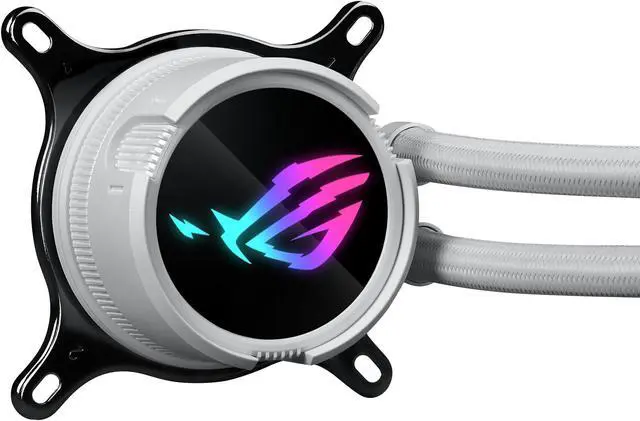 Alt view image 4 of 11 - ASUS ROG STRIX LC III 240 ARGB WHT All-in-one CPU Liquid Cooler - Supports Intel LGA 1851/1700 and AMD AM5/AM4
