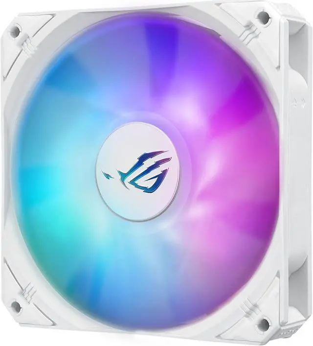 Alt view image 8 of 8 - ASUS ROG Strix LC III 360 ARGB White Edition all-in-one CPU liquid cooler with 360° rotatable water block, Asetek's new Gen7 v2 pump, premium ROG ARGB fans, and 10+ custom Aura lighting effects