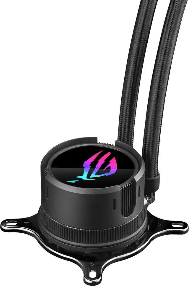 Alt view image 9 of 11 - ASUS ROG Strix LC III 240 ARGB all-in-one CPU liquid cooler with 360° rotatable water block, Asetek’s new Gen7 v2 pump, premium ROG ARGB fans, and 10+ custom Aura lighting effects