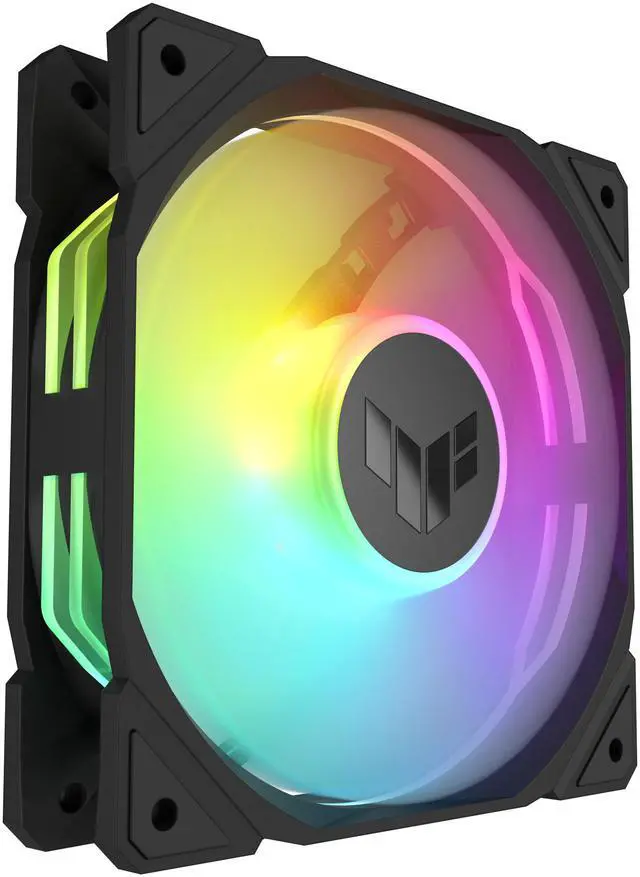 Alt view image 4 of 14 - ASUS TUF Gaming TR120 ARGB Reverse Fan - Black - Triple Pack Higher Cooling Performance Extra-thick 28mm Fan Frame, Exclusive Double-Layered LED Matrix Design with 16 Addressable RGB LEDs, Aura Sync