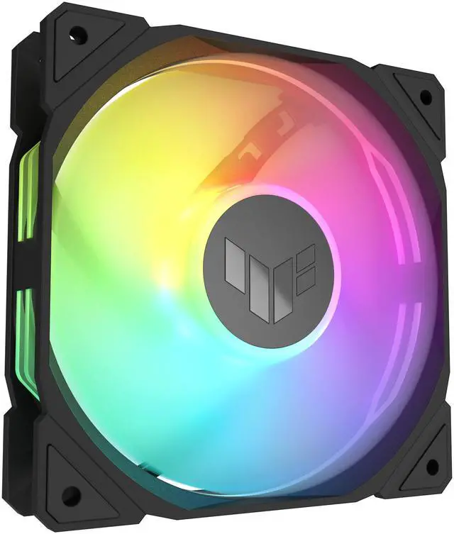 Alt view image 5 of 14 - ASUS TUF Gaming TR120 ARGB Reverse Fan - Black - Triple Pack Higher Cooling Performance Extra-thick 28mm Fan Frame, Exclusive Double-Layered LED Matrix Design with 16 Addressable RGB LEDs, Aura Sync