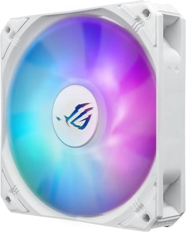 Alt view image 9 of 12 - ASUS 360 ROG STRIX LC III 360 ARGB LCD WHT (575) Liquid / Water Cooling