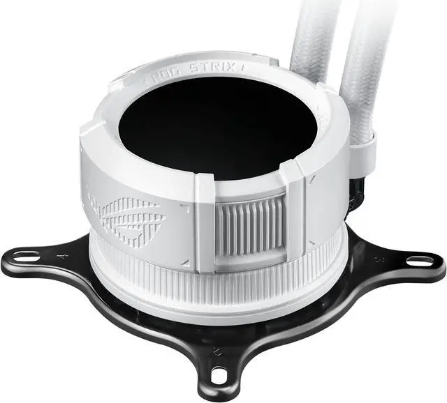 Alt view image 12 of 12 - ASUS 360 ROG STRIX LC III 360 ARGB LCD WHT (575) Liquid / Water Cooling