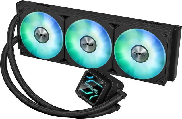 Alt view image 2 of 11 - ASUS Prime LC 360 ARGB all-in-one AIO CPU liquid cooler AMD: AM5 & AM4 Intel: LGA 1851, 1700, 1200, 115x