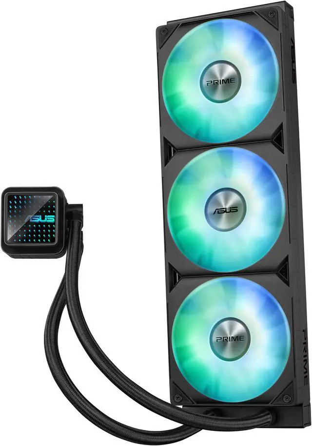 Alt view image 4 of 11 - ASUS Prime LC 360 ARGB all-in-one AIO CPU liquid cooler AMD: AM5 & AM4 Intel: LGA 1851, 1700, 1200, 115x