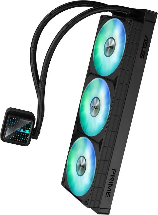 Alt view image 5 of 11 - ASUS Prime LC 360 ARGB all-in-one AIO CPU liquid cooler AMD: AM5 & AM4 Intel: LGA 1851, 1700, 1200, 115x