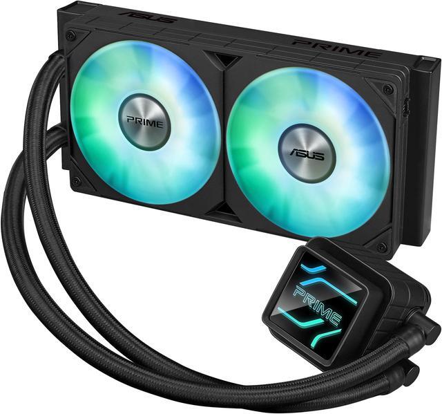 Alt view image 2 of 12 - ASUS Prime LC 240 ARGB all-in-one AIO CPU liquid cooler AMD: AM5 & AM4 Intel: LGA 1851, 1700, 1200, 115x