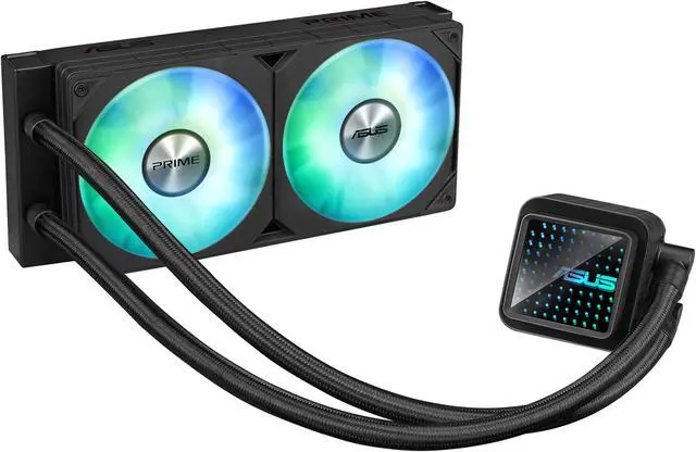 Alt view image 3 of 12 - ASUS Prime LC 240 ARGB all-in-one AIO CPU liquid cooler AMD: AM5 & AM4 Intel: LGA 1851, 1700, 1200, 115x
