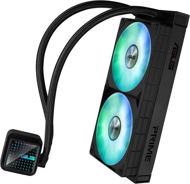 Alt view image 7 of 12 - ASUS Prime LC 240 ARGB all-in-one AIO CPU liquid cooler AMD: AM5 & AM4 Intel: LGA 1851, 1700, 1200, 115x