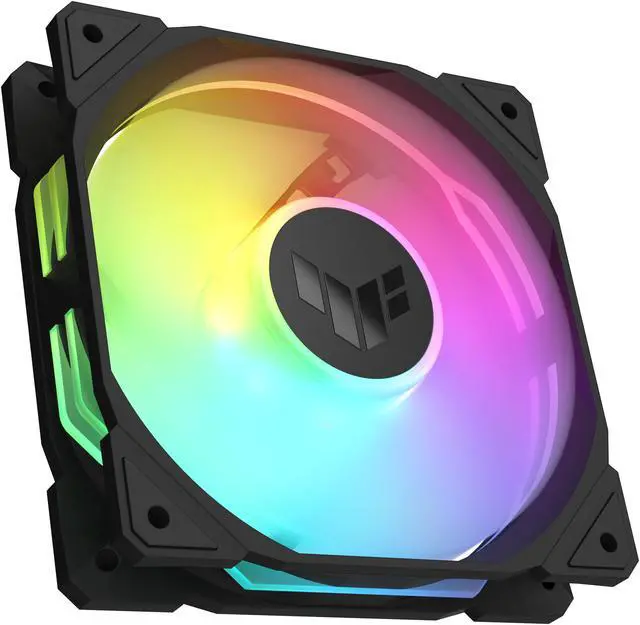 Alt view image 2 of 9 - ASUS TUF Gaming TR120 ARGB Fan - Black - Triple Pack Higher Cooling Performance Extra-thick 28mm Fan Frame, Exclusive Double-Layered LED Matrix Design with 16 Addressable RGB LEDs, Aura Sync