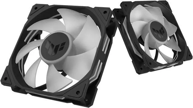 Alt view image 9 of 9 - ASUS TUF Gaming TR120 ARGB Fan - Black - Triple Pack Higher Cooling Performance Extra-thick 28mm Fan Frame, Exclusive Double-Layered LED Matrix Design with 16 Addressable RGB LEDs, Aura Sync