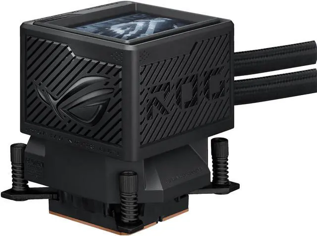 Alt view image 12 of 19 - ASUS ROG RYUYJIN III 360 ARGB EXTREME all-in-one AIO CPU liquid cooler, AMD Ryzen 9000 & Intel® Core™ Ultra Ready, Asetek Gen8 V2 pump; high airflow & static pressure magnetic fans; customizable 3.5" LCD