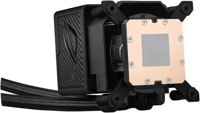 Alt view image 13 of 19 - ASUS ROG RYUYJIN III 360 ARGB EXTREME all-in-one AIO CPU liquid cooler, AMD Ryzen 9000 & Intel® Core™ Ultra Ready, Asetek Gen8 V2 pump; high airflow & static pressure magnetic fans; customizable 3.5" LCD