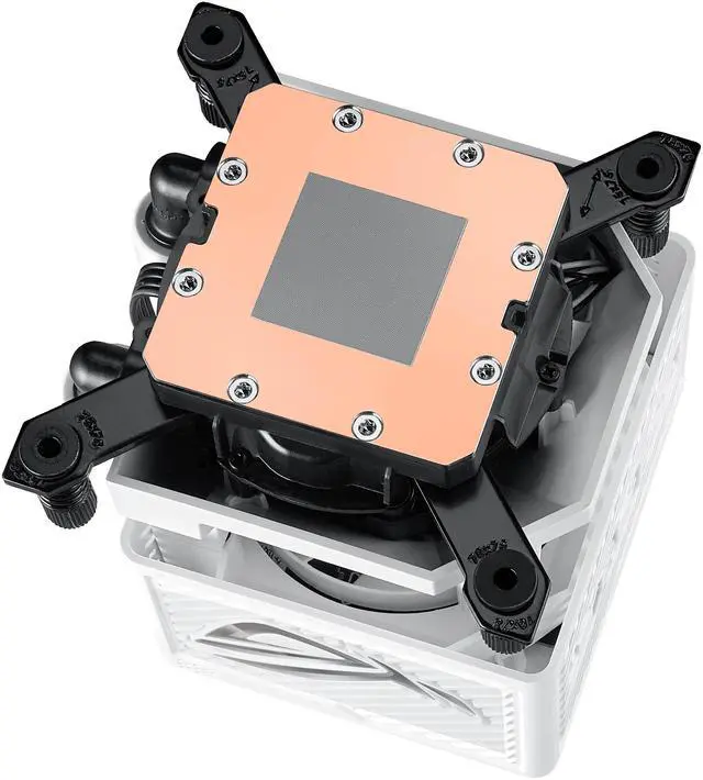 Alt view image 7 of 16 - ASUS ROG RYUYJIN III 360 ARGB EXTREME White Edition all-in-one AIO CPU liquid cooler, AMD Ryzen 9000 & Intel® Core™ Ultra Ready, Asetek Gen8 V2 pump; high airflow & static pressure magnetic fans; customizable 3.5" LCD