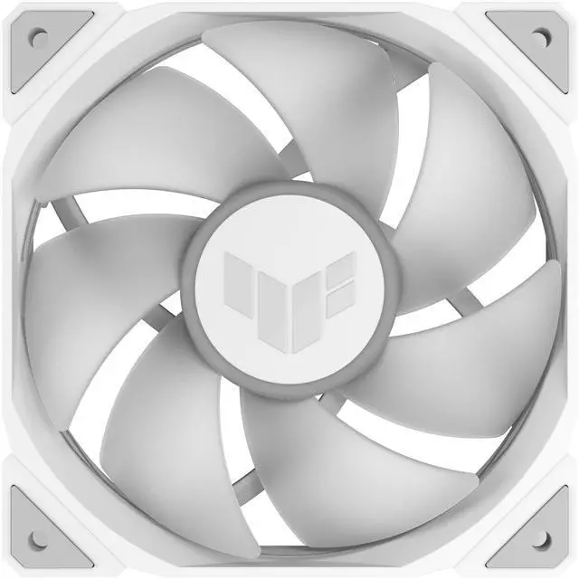 Alt view image 5 of 11 - ASUS TUF Gaming TR120 120mm ARGB White Fan Triple Pack 28mm Fan Frame, 3.3mm H2O High Static Pressure, 77.4 CFM Airflow, Double-layer LED Array, Flexible Side Pattern, Aura Sync, PWM Fan Control
