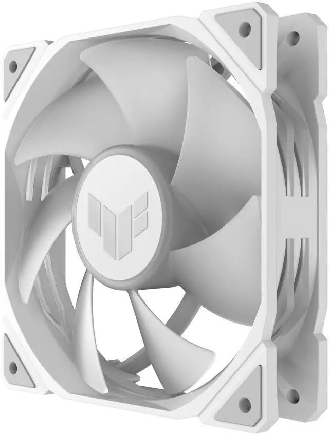 Alt view image 6 of 11 - ASUS TUF Gaming TR120 120mm ARGB White Fan Triple Pack 28mm Fan Frame, 3.3mm H2O High Static Pressure, 77.4 CFM Airflow, Double-layer LED Array, Flexible Side Pattern, Aura Sync, PWM Fan Control