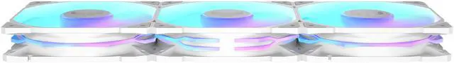 Alt view image 9 of 11 - ASUS TUF Gaming TR120 120mm ARGB White Fan Triple Pack 28mm Fan Frame, 3.3mm H2O High Static Pressure, 77.4 CFM Airflow, Double-layer LED Array, Flexible Side Pattern, Aura Sync, PWM Fan Control