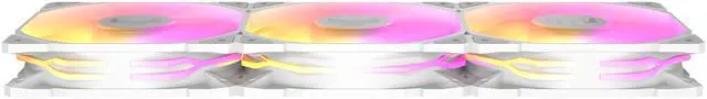 Alt view image 10 of 11 - ASUS TUF Gaming TR120 120mm ARGB White Fan Triple Pack 28mm Fan Frame, 3.3mm H2O High Static Pressure, 77.4 CFM Airflow, Double-layer LED Array, Flexible Side Pattern, Aura Sync, PWM Fan Control