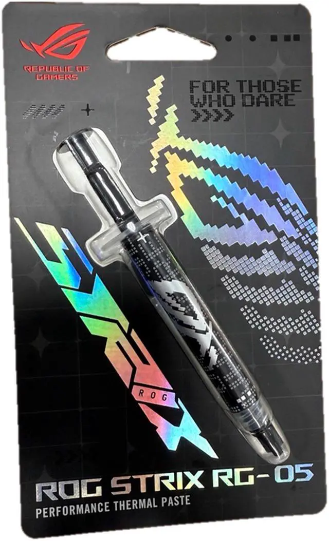 Alt view image 2 of 2 - ASUS ROG Strix RG-05 Performance Thermal Paste features great thermal conductivity and a special high-endurance formula that applies easily and spreads smoothly