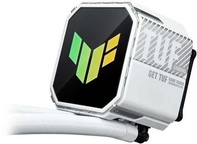 Alt view image 9 of 12 - ASUS TUF Gaming LC III 360 ARGB White AIO cooler with pre-installed triple fans designed for high airflow and static pressure, plus an efficient pump to keep CPU temperatures under control
