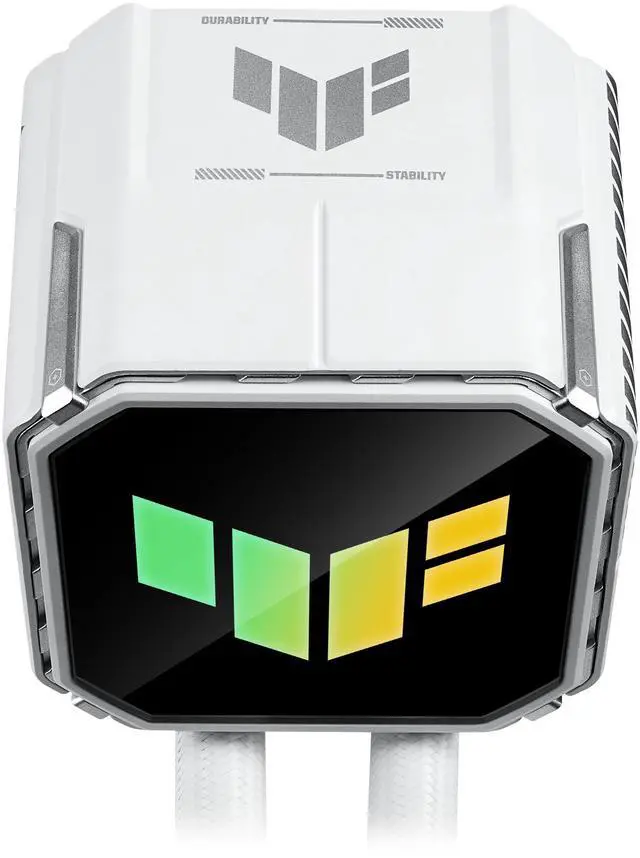 Alt view image 12 of 12 - ASUS TUF Gaming LC III 360 ARGB White AIO cooler with pre-installed triple fans designed for high airflow and static pressure, plus an efficient pump to keep CPU temperatures under control