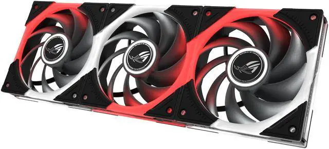 Alt view image 4 of 20 - ASUS ROG Eurux GR120 ARGB PWM Fan Triple Pack 120mm PWM Fan, 2600RPM, Patented Daisy-Chained Design, Exclusive Lighting Effects and Customizations, Exclusive Fan Hub