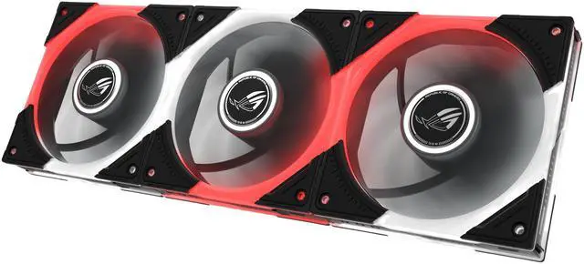 Alt view image 5 of 20 - ASUS ROG Eurux GR120 ARGB PWM Fan Triple Pack 120mm PWM Fan, 2600RPM, Patented Daisy-Chained Design, Exclusive Lighting Effects and Customizations, Exclusive Fan Hub