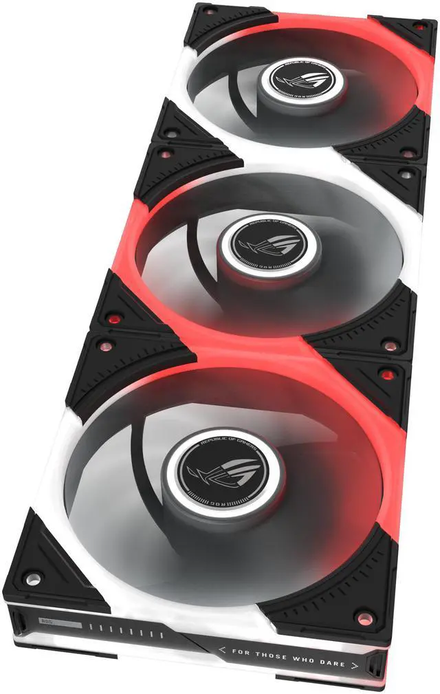Alt view image 6 of 20 - ASUS ROG Eurux GR120 ARGB PWM Fan Triple Pack 120mm PWM Fan, 2600RPM, Patented Daisy-Chained Design, Exclusive Lighting Effects and Customizations, Exclusive Fan Hub