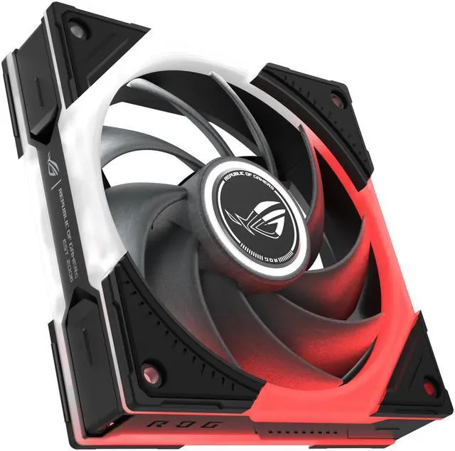 Alt view image 11 of 20 - ASUS ROG Eurux GR120 ARGB PWM Fan Triple Pack 120mm PWM Fan, 2600RPM, Patented Daisy-Chained Design, Exclusive Lighting Effects and Customizations, Exclusive Fan Hub